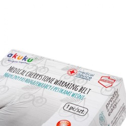 Nahrievací a chladiaci pás Termofor s višňovými kôstkami Akuku modrý modrá #9