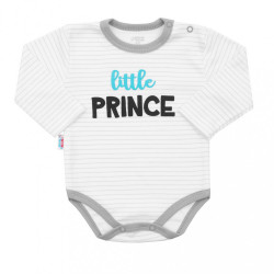 2-dielna bavlnená súprava New Baby Little Prince sivá #1