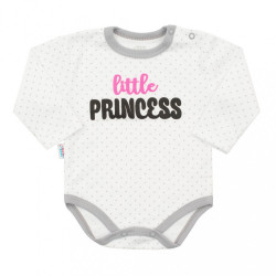 2-dielna bavlnená súprava New Baby Little Princess sivá #1