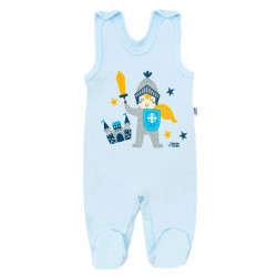 2-dielna dojčenská bavlnená súpravička New Baby Knight modrá #1