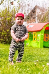 2-dielna dojčenská súprava New Baby Army girl zelená #5