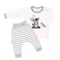 2-dielna dojčenská súprava New Baby Zebra exclusive biela