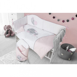2-dielne posteľné obliečky Belisima Ballons 100/135 ružové #1