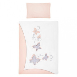 2-dielne posteľné obliečky Belisima Butterfly 90/120 ružové