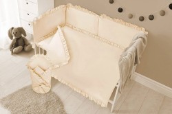 2-dielne posteľné obliečky Belisima PURE 90/120 cappuccino béžová #1