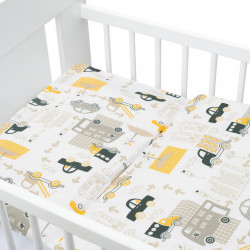 2-dielné posteľné obliečky New Baby 100/135 cm autíčka podľa obrázku #1