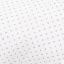 2-dielne posteľné obliečky New Baby 90/120 cm Minka a Bodky sivé biela #4