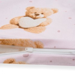 2-dielne posteľné obliečky New Baby Love Teddy Bear 90/120 cm pink ružová #3