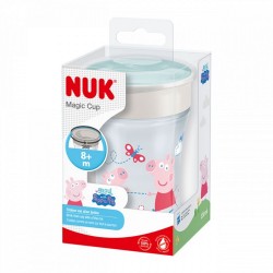 Detský hrnček Magic NUK Cup Peppa Pig (8+ m.) 360 ° béžová #1