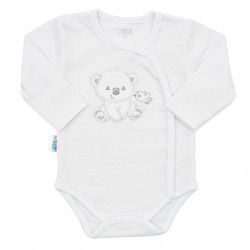 Dojčenská súprava do pôrodnice New Baby For Sweet Bear biela biela #1