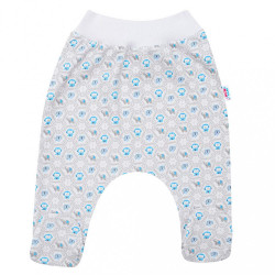 3-dielna bavlnená dojčenská súprava New Baby Kiddy bielo-modrá #2
