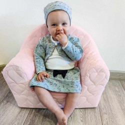 3-dielna dievčenská súprava New Baby Emma sivá #6