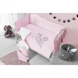 3-dielne posteľné obliečky Belisima ANDRE 90/120 ružové #3