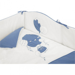 3-dielne posteľné obliečky Belisima Ballons 100/135 modré #2