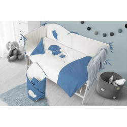 3-dielne posteľné obliečky Belisima Ballons 100/135 modré #3
