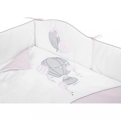 3-dielne posteľné obliečky Belisima Ballons 100/135 ružové #2