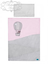 3-dielne posteľné obliečky Belisima Balón 100x135 ružové #3