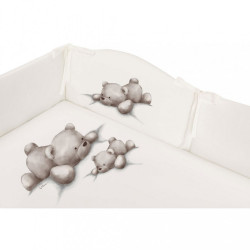 3-dielne posteľné obliečky Belisima Lazy Bear 100/135 beige béžová #2