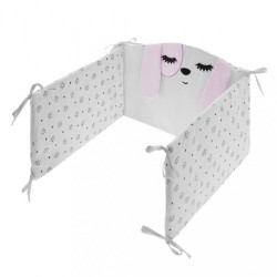 3-dielne posteľné obliečky Belisima Lovely Puppy 100/135 ružové #1