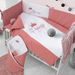 3-dielne posteľné obliečky Belisima Royal Baby 100/135 ružové #1