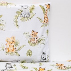 3-dielne posteľné obliečky New Baby 90/120 cm Jungle biela #2