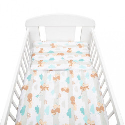 3-dielne posteľné obliečky New Baby 90/120 cm mama bear podľa obrázku #1