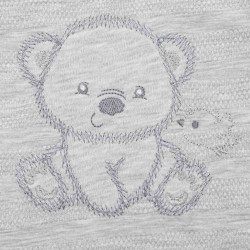 Dojčenská súprava do pôrodnice New Baby For Sweet Bear sivá sivá #5