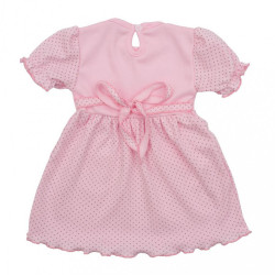 Dojčenské šatôčky s krátkym rukávom New Baby Summer dress ružová #1