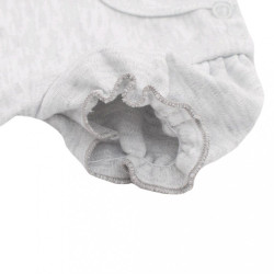 Dojčenské šatôčky s tylovou sukienkou New Baby Wonderful sivé sivá #3