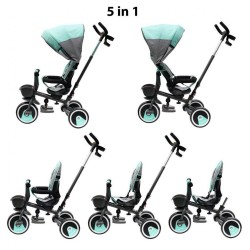 Detská trojkolka Baby Mix 5v1 RELAX 360° ružová (POŠKODENÝ OBAL) ružová #1