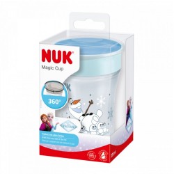 Detský hrnček Mini Magic NUK 360 ° s viečkom Frozen Olaf 230 ml zelená #1
