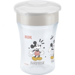 Detský hrnček Magic NUK Cup Mickey Mouse (8+ m.) 360 ° béžová