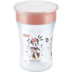 Detský hrnček Magic NUK Cup Minnie  (8+ m.) 360 ° ružová