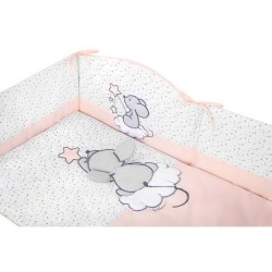 5-dielne posteľné obliečky Belisima Cute Mouse 90/120 ružové #3