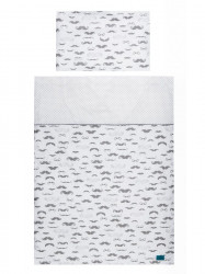 5-dielne posteľné obliečky Belisima Little Man 100/135 sivé #3