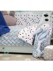 5-dielne posteľné obliečky Belisima Mačiatka 100/135 modré #3