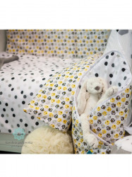 5-dielne posteľné obliečky Belisima Mačiatka 100/135 žluté Žltá #3