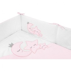 5-dielne posteľné obliečky Belisima Magic Stars 100/135 ružové #3