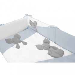 5-dielne posteľné obliečky Belisima Mouse 100/135 modré #2