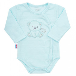 Dojčenská súprava do pôrodnice New Baby For Sweet Bear modrá modrá #1