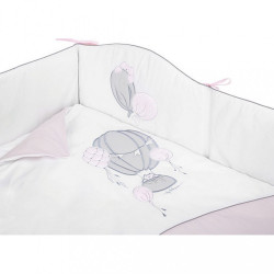 6-dielne posteľné obliečky Belisima Ballons 100/135 ružové #2