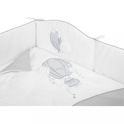 6-dielne posteľné obliečky Belisima Ballons 100/135 sivé #2