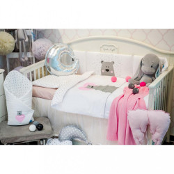 6-dielne posteľné obliečky Belisima Bear in love 90/120 ružové #3