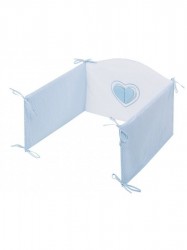 6-dielne posteľné obliečky Belisima Tri srdcia 100/135 bielo-modré #1