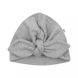 Dojčenské šatôčky s čiapočkou-turban New Baby Little Princess sivé sivá #4