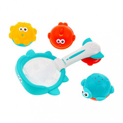 Hračky do vody kôš s hračkami Akuku multicolor