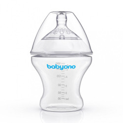 Antikoliková fľaša  Baby Ono 180 ml transparentná