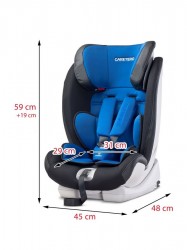Autosedačka CARETERO Volante Fix black 2016 Čierna #5
