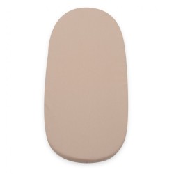 Bavlnené prestieradlo do kočíka New Baby 35x75 cm cappuccino hnedá