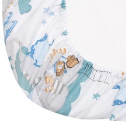 Bavlnené prestieradlo do kočíka New Baby Dráčik 35x75 cm zelená #1